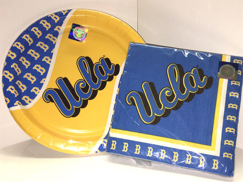 UCLA Bruins Party Plates and Napkins Sest