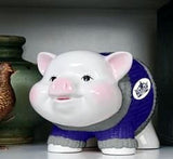 Adorable Ceramic Piggy Bank licensed by the NHL for LA Kings